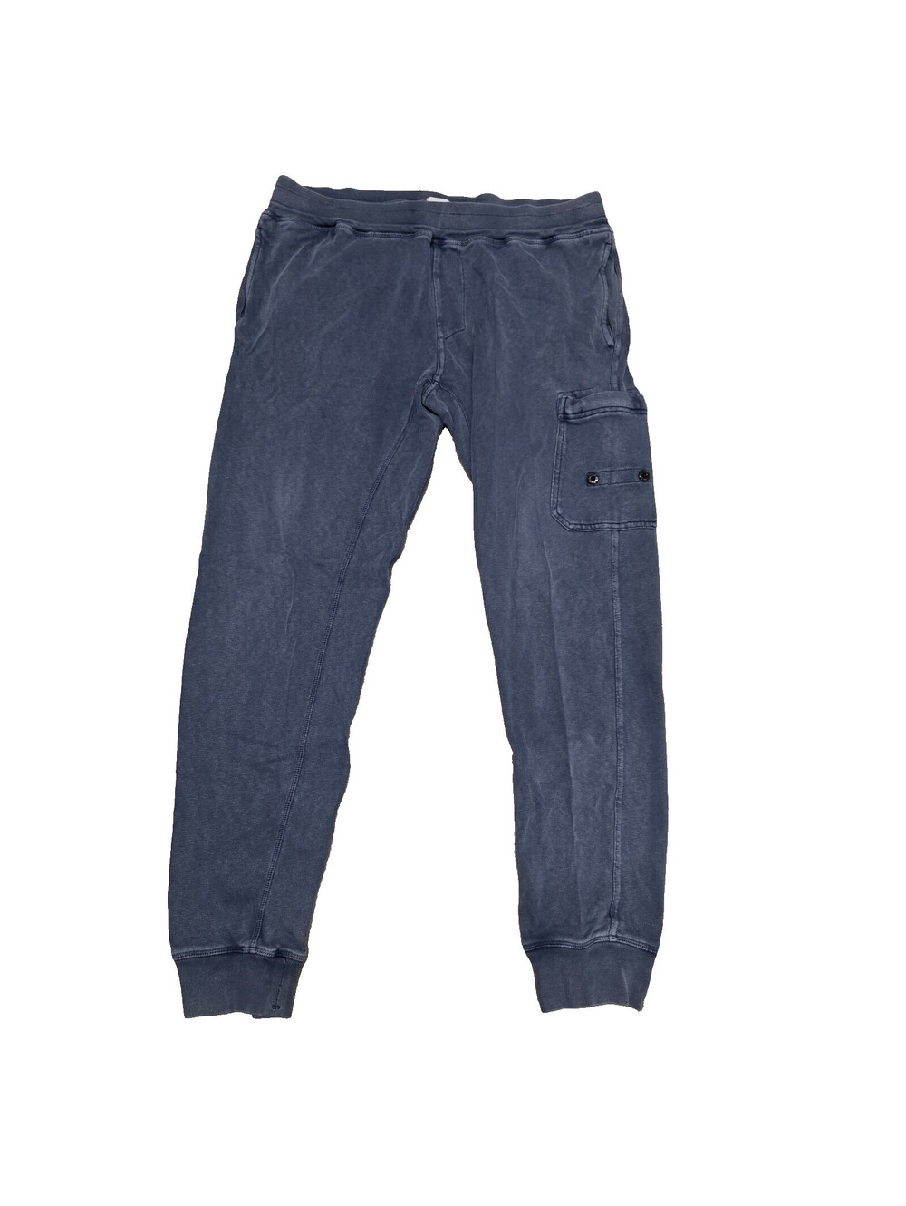 Stone Island Joggers Men's L Large Black Stretch Gray Blue